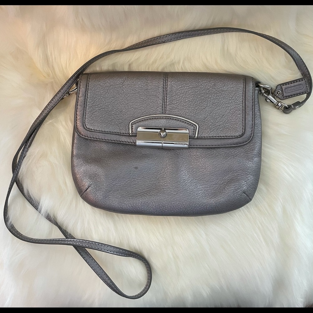Coach Silver Crossbody Bag